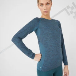 Ademend Hardloopshirt Met Lange Mouwen Voor Dames Skincare Light 14 Ademend Hardloopshirt Met Lange Mouwen Voor Dames Skincare Light -Belly Verkoopwinkel ademend hardloopshirt voor dames skincare light lange mouwen smaragdgroen 3