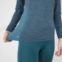 Ademend Hardloopshirt Met Lange Mouwen Voor Dames Skincare Light 15 Ademend Hardloopshirt Met Lange Mouwen Voor Dames Skincare Light -Belly Verkoopwinkel ademend hardloopshirt voor dames skincare light lange mouwen smaragdgroen 4