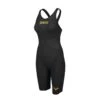 Arena Powerskin Carbon Glide Openback Kneesuit - Black/ Gold -Belly Verkoopwinkel arena powerskin carbon glide openback kneesuit black gold