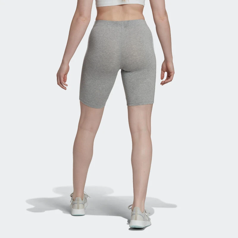 ADIDAS Bikershort Voor Fitness Dames Essentials Grijs 4 ADIDAS Bikershort Voor Fitness Dames Essentials Grijs - Afbeelding 2