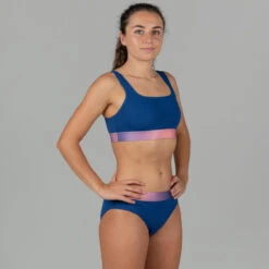 Speedo Bikinitop Voor Dames LILAC Blauw/koraalrood -Belly Verkoopwinkel bikinitop voor dames lilac blauwkoraalrood 1