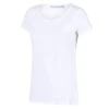 Regatta Carlie Fitness-T-shirt Met Korte Mouwen Voor Dames - Wit -Belly Verkoopwinkel carlie fitness t shirt met korte mouwen voor dames wit