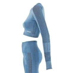 Dames Sport-Top Blue -Belly Verkoopwinkel dames sport top blue 4