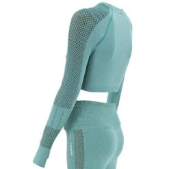 Dames Sport-Top Green - Verschillende Maten - Gemaakt Van Technisch Dry-fit -Belly Verkoopwinkel dames sport top green verschillende maten gemaakt van technisch dry fit 4