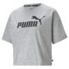 Essentials Logo Cropped T-shirt Dames PUMA 1 Essentials Logo Cropped T-shirt Dames PUMA -Belly Verkoopwinkel essentials logo cropped t shirt dames puma