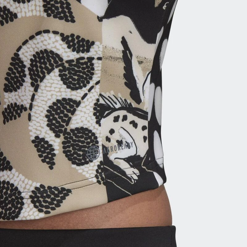 ADIDAS Farm Print AEROREADY Sport Tanktop 6 ADIDAS Farm Print AEROREADY Sport Tanktop - Afbeelding 5