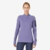 Hardloopshirt Voor Dames Winter Warm Light Lange Mouwen -Belly Verkoopwinkel hardloopshirt voor dames winter warm light lange mouwen zachtpaars