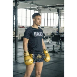 Kickboks Broekje Kids/Volwassenen Golden Star Satijn -Belly Verkoopwinkel kickboks broekje kidsvolwassenen golden star satijn 1