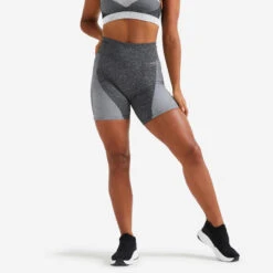 Korte Tight Met Hoge Taille Voor Fitness Naadloos