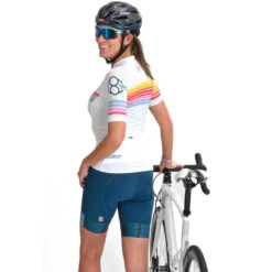 Level+ Fietsshort Blauw/groen Dames 8andCounting -Belly Verkoopwinkel level fietsshort blauwgroen dames 8andcounting 3