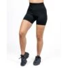 Motion Ribbed Sport Yoga Gym Shorts | Zwart