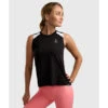 Performance Tennis/Padel Tank-Top Dames Zwart