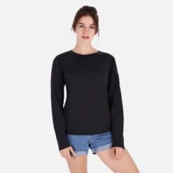 QuickDry Lange Mouwen Shirt - Dames Zwart