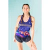 RUNNING SHIRT #MARATON 2.0 RUN DAMES - KAMUABU Kleur BLAUW 90grs STRAPS