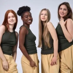 Samarali Tanktop - Donkergroen -Belly Verkoopwinkel samarali tanktop donkergroen 3