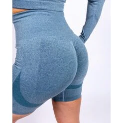 Shape Sport Yoga Gym Shorts | Zwart -Belly Verkoopwinkel shape sport yoga gym shorts grijsblauw 2