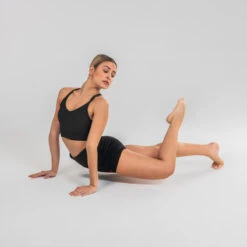 Short Voor Moderne Dans Dames Hoge Taille Zwart -Belly Verkoopwinkel short voor moderne dans dames hoge taille zwart 3