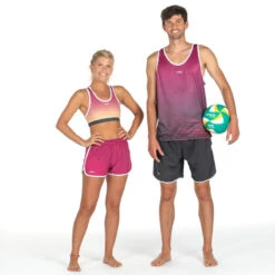 Sporttopje Voor Strandsporten Dames Roze -Belly Verkoopwinkel sporttopje voor strandsporten dames roze 6