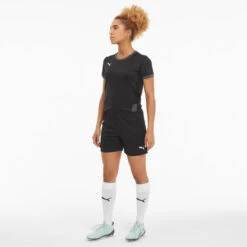 TeamGOAL Gebreide Voetbalshort Voor Dames PUMA -Belly Verkoopwinkel teamgoal gebreide voetbalshort voor dames puma 3