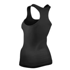 Technische Fitness-tanktop Voor Dames Q-skin Zwarte -Belly Verkoopwinkel technische fitness tanktop voor dames q skin zwarte 3