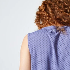 Topje Voor Dans-workouts Dames Opengewerkt 10 Topje Voor Dans-workouts Dames Opengewerkt -Belly Verkoopwinkel topje dans workouts dames loose fit paars 3