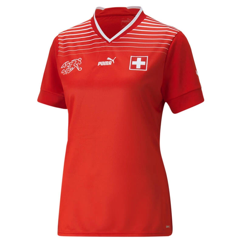 Zwitserland Thuis 22/23 Replica Jersey Dames PUMA 3 Zwitserland Thuis 22/23 Replica Jersey Dames PUMA